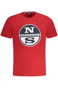 Červené triko NORTH SAILS s krátkým rukávem