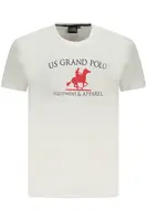 US GRAND POLO SHORT SLEEVE T-SHIRT MEN WHITE