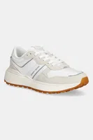 Tenisky Tommy Jeans TJW CLEATED RUNNER dámské, béžová barva, EN0EN02788