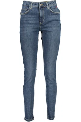 DESIGUAL WOMEN'S DENIM JEANS BLUE