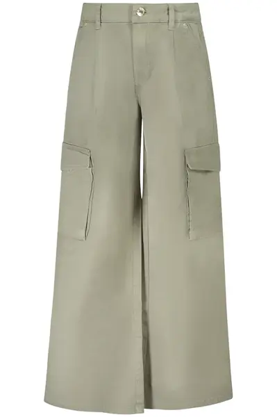 Dívčí zelené kalhoty GUESS JEANS