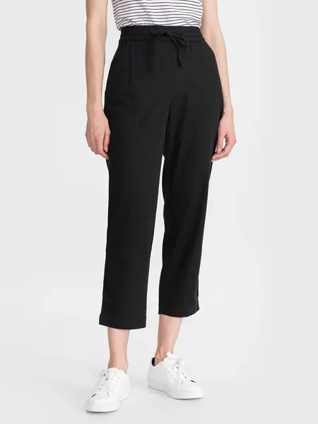 GAP Kalhoty easy straight pull-on pants - Dámské