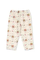 Dětské bavlněné kalhoty Konges Sløjd COCO PANTS GOTS béžová barva, KS103760