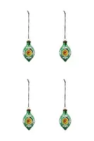 Sada vánočních ozdob House Doctor HDNostal 9,3 x 4,9 cm 4-pack