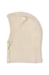 Bavlňený nákrčník Liewood Vima Balaclava béžová barva, LW20206