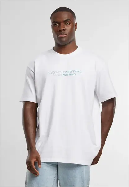 Men's T-shirt Appreciate Expect Oversizet white