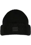 Knitted wool hat black