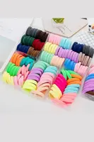 06891 Dewberry Set of 100 Elastic Hair Ties-MULTICOLOR