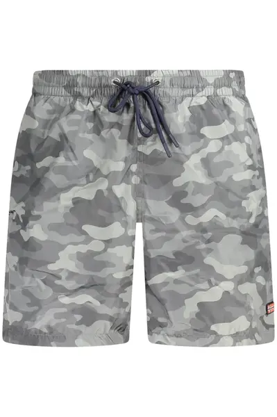 Pánske maskáčové kúpacie kraťasy