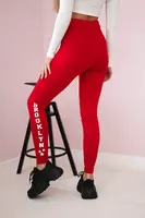 Brooklyn leggings red