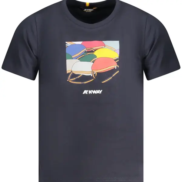 K-WAY SHORT SLEEVE T-SHIRT CHILDREN BLUE