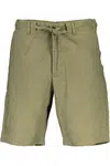 GANT GREEN MEN'S BERMUDA TROUSERS