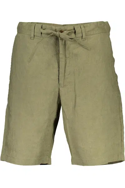 GANT GREEN MEN'S BERMUDA TROUSERS