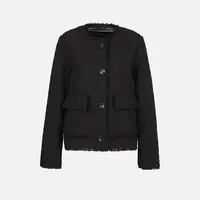 Black women's coat Geox Kency - Women's