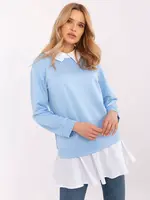 Blouse-MI-BZ-A5997.49-light blue