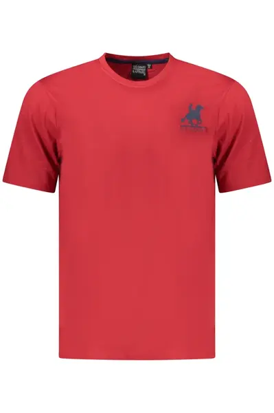 US GRAND POLO MEN'S SHORT SLEEVE T-SHIRT RED