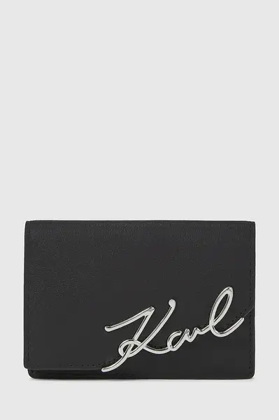 Kožená peněženka Karl Lagerfeld K/SIGNATURE