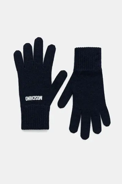 Rukavice s přídavkem vlny Moschino