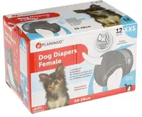 Flamingo plienkové nohavičky pre psov XXS - 12 ks