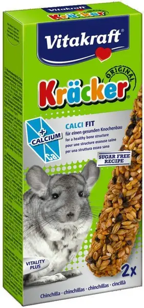 Vitakraft tyčinky pre činčily, vápnik 2 ks v krabici