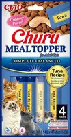 Inaba Cat Churu Meal Topper vlhké krmivo pro kočky - tuňák 4 x (4 x 14 g)