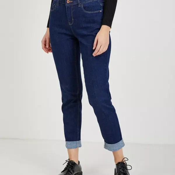 Orsay Modré dámské boyfriend džíny - Dámské