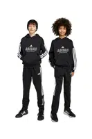 Dětské tepláky adidas černá barva, s potiskem, JM1514