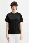 Tričko adidas Originals Teamgeist Tee dámské, černá barva, JZ8270