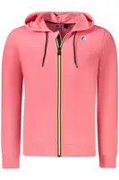 Pánská mikina K-WAY na zip růžová