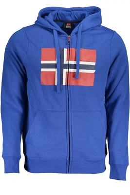 NORWAY 1963 MEN'S BLUE ZIP SWEATSHIRT