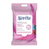 Novita Biolin Prebiotic Vlhčené ubrousky na intimní hygienu 15 ks