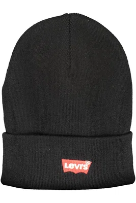 LEVI'S BLACK MEN'S BEANIE