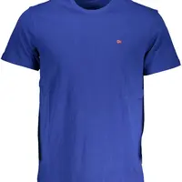NAPAPIJRI MAN BLUE SHORT SLEEVE T-SHIRT