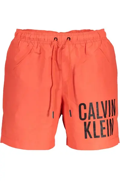 Červené pánské plavkové kraťasy Calvin Klein