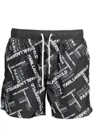 KARL LAGERFELD BEACHWEAR COSTUME PARTS UNDER MAN BLACK