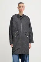 Bunda MICHAEL Michael Kors šedá barva, přechodná, oversize, MT520INJN3