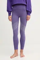 Legíny na jógu adidas by Stella McCartney dámské, fialová barva, JN0544