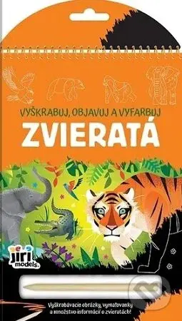 Vyškrabávacie vymaľovanky - Zvieratá - kniha z kategorie Omalovánky