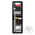 Kreatívny set - STABILO Creative Tips - ARTY - 5 ks sada - čierna