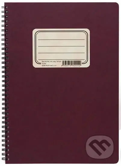 Kroužkový blok RETRO A4