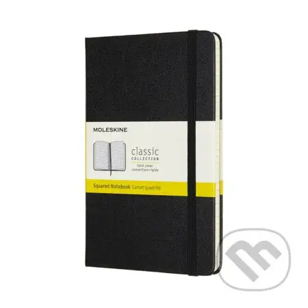 Moleskine - čierny zápisník (malý, štvorčekovaný)