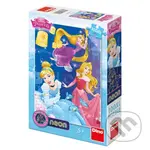 Disney Princezny - Oslava (svítící neonové puzzle) - puzzle z kategorie 60 - 300 dílků
