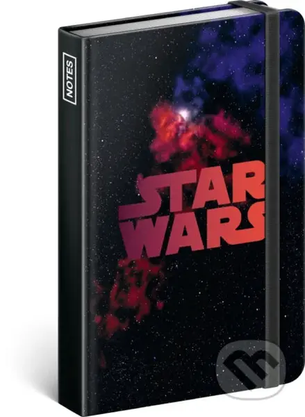 Notes Star Wars – Universe (linkovaný s gumičkou na uzavření)