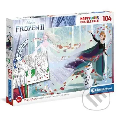 Double face colouring - Frozen 2 - puzzle z kategorie 60 - 300 dílků