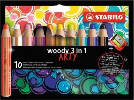 STABILO woody 3 in 1 (10 kusov)