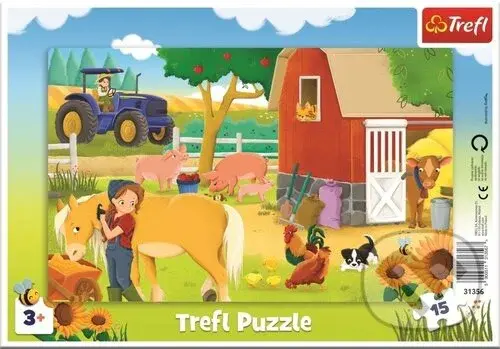 Na farmě - puzzle z kategorie Maxi dieliky