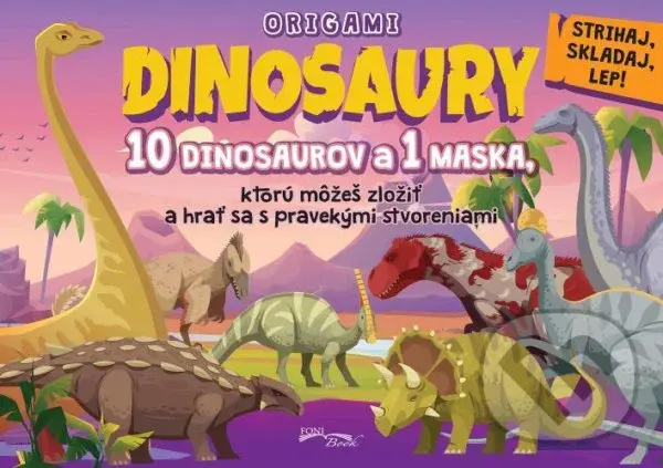 Origami - Dinosaury (10 dinosaurov a 1 maska)