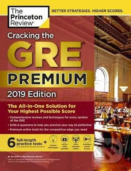 Cracking the GRE: Premium Edition (with 6 Practice Tests, 2019) - kniha z kategorie Jazykové učebnice a slovníky