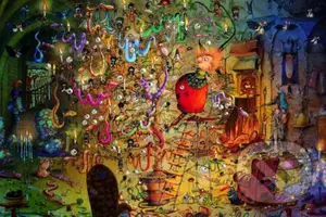 François Ruyer - Christmas - puzzle z kategorie Umělecké