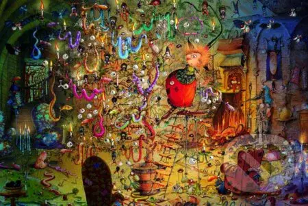 François Ruyer - Christmas - puzzle z kategorie Umělecké